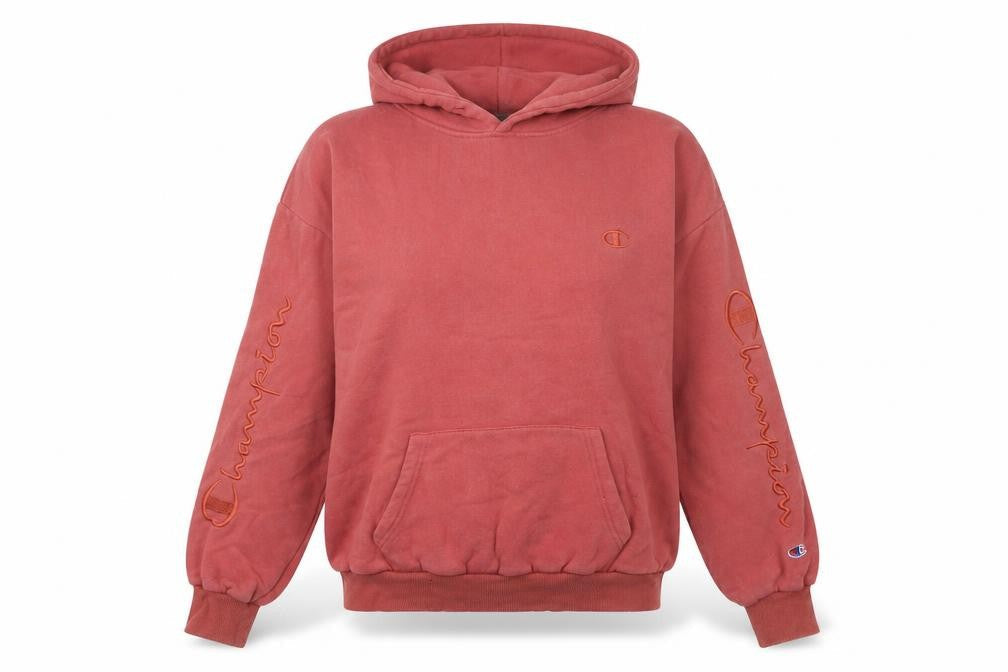 Womens UK 8 Regular Champion Red Pullover Hoodie