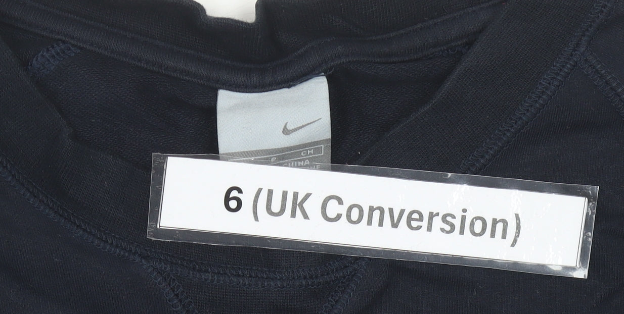 Nike Women’s Blue Long Sleeve Jersey Crew Neck Sports Top Size 6