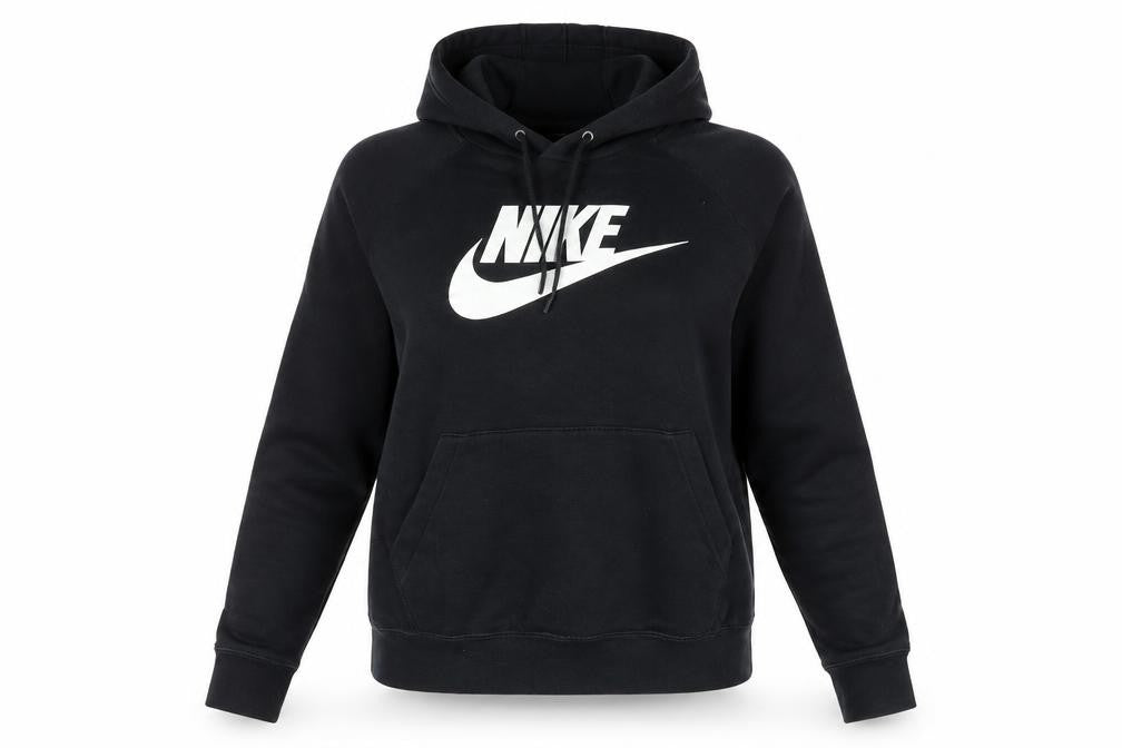 Womens UK 8 Regular Nike Black Pullover Hoodie