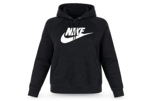 Womens UK 8 Regular Nike Black Pullover Hoodie