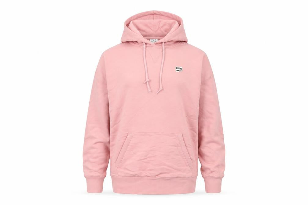 Womens UK 10 Regular PUMA Pink Pullover Hoodie