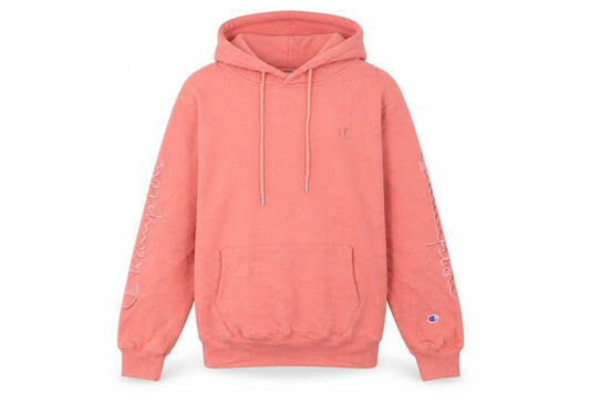 Womens UK 10 Regular Champion Pink Pullover Hoodie