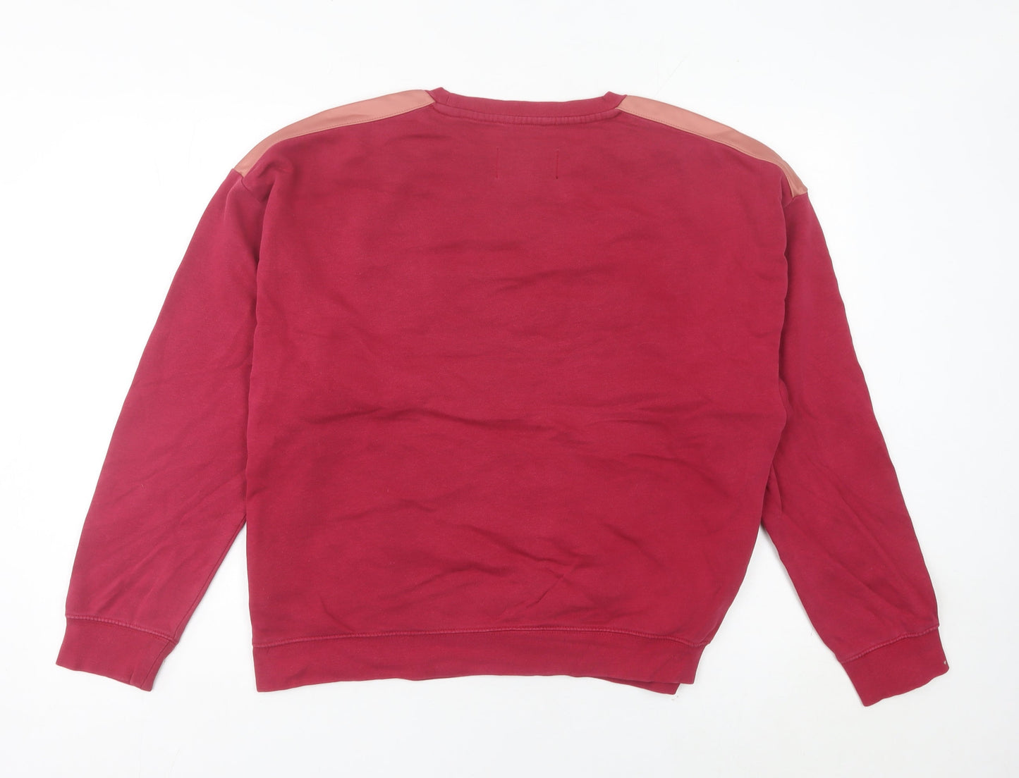 Nike Air Jordan Womens Red Sweatshirt Size 8 Logo Pullover Jumper