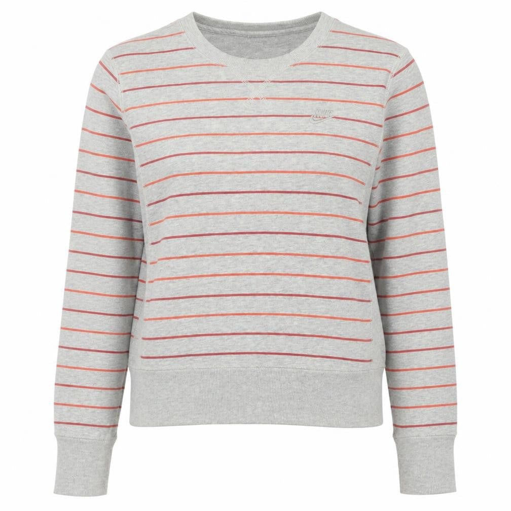 Womens UK 10 Regular Nike Grey Pullover Sweatshirt