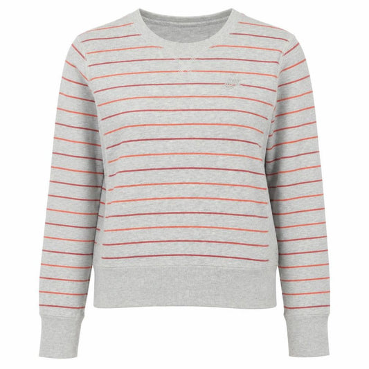Womens UK 10 Regular Nike Grey Pullover Sweatshirt