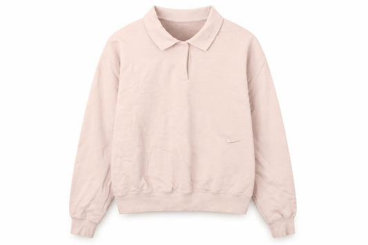 Womens UK 12 Oversized Nike Pink Pullover Sweatshirt