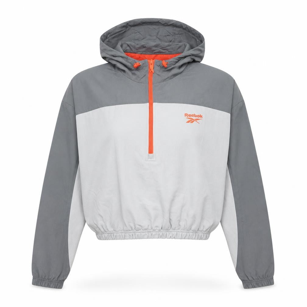 Womens UK 8 Regular Reebok Grey Pullover Hoodie