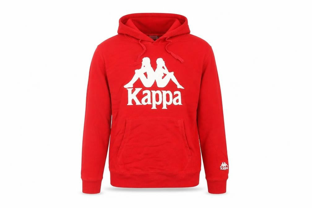 Womens UK 10 Regular Kappa Red Pullover Hoodie