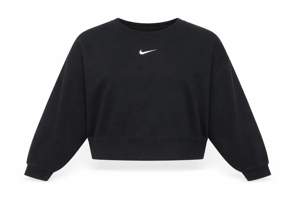 Womens UK 6 Regular Nike Black Pullover Sweatshirt