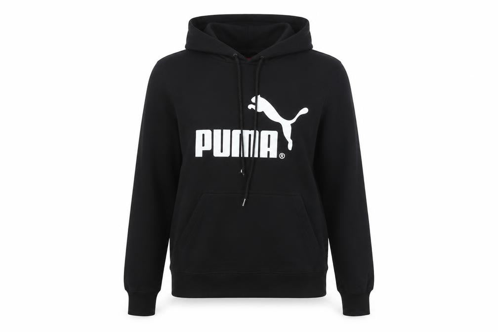 Womens UK M Regular PUMA Black Pullover Hoodie