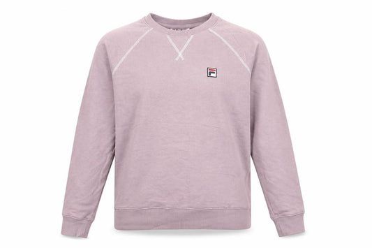 Womens UK M Regular FILA Pink Pullover Sweatshirt