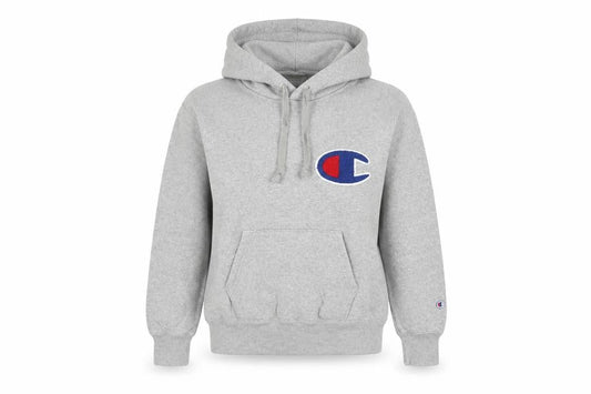 Womens UK 8 Regular Champion Grey Pullover Hoodie