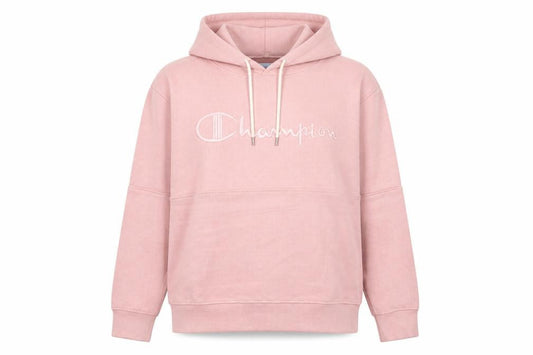 Womens UK 10 Regular Champion Pink Pullover Hoodie