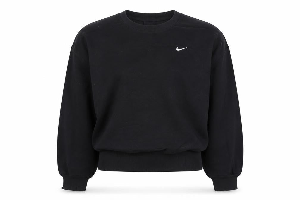 Womens UK 10 Regular Nike Black Pullover Sweatshirt