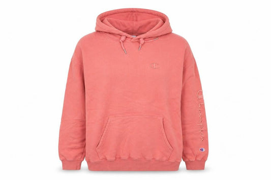 Womens UK 14 Regular Champion Pink Pullover Hoodie