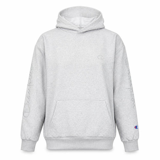 Womens UK 12 Regular Champion Grey Pullover Hoodie