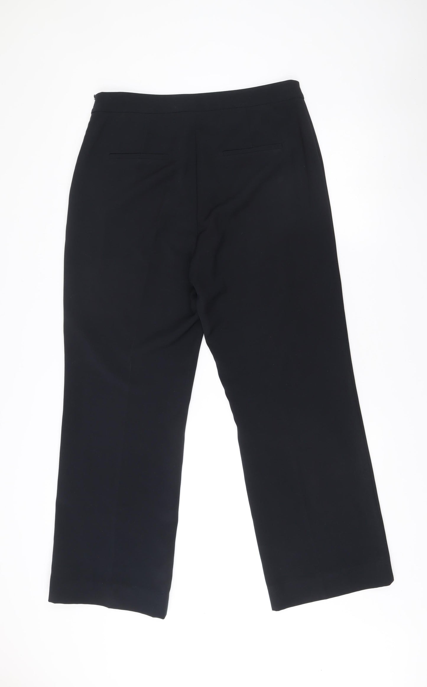 Jasper Conran Women Black Size 14 Dress Pants Straight Leg Work Trousers