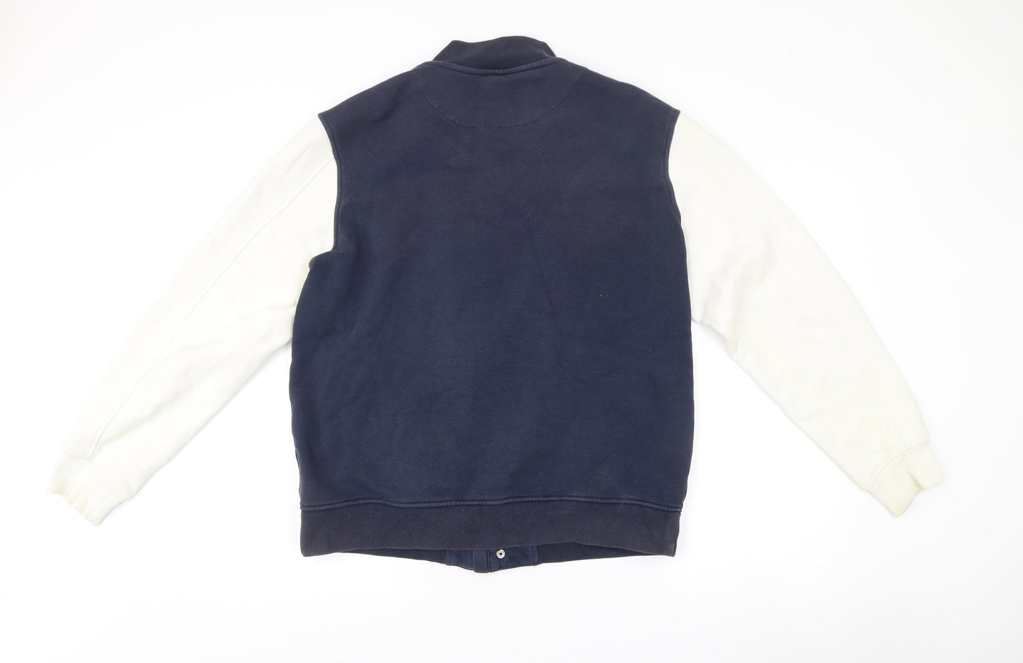 Nike Men’s Blue Varsity Jacket L Sportswear Cotton Blend