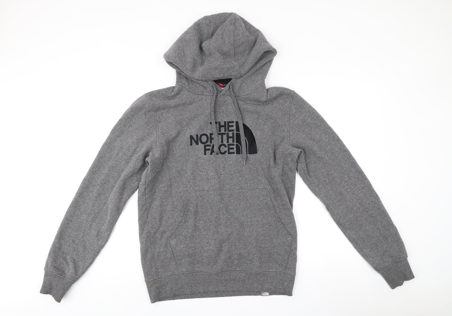 The North Face Men’s Grey Pullover Hoodie M Regular Fit Logo