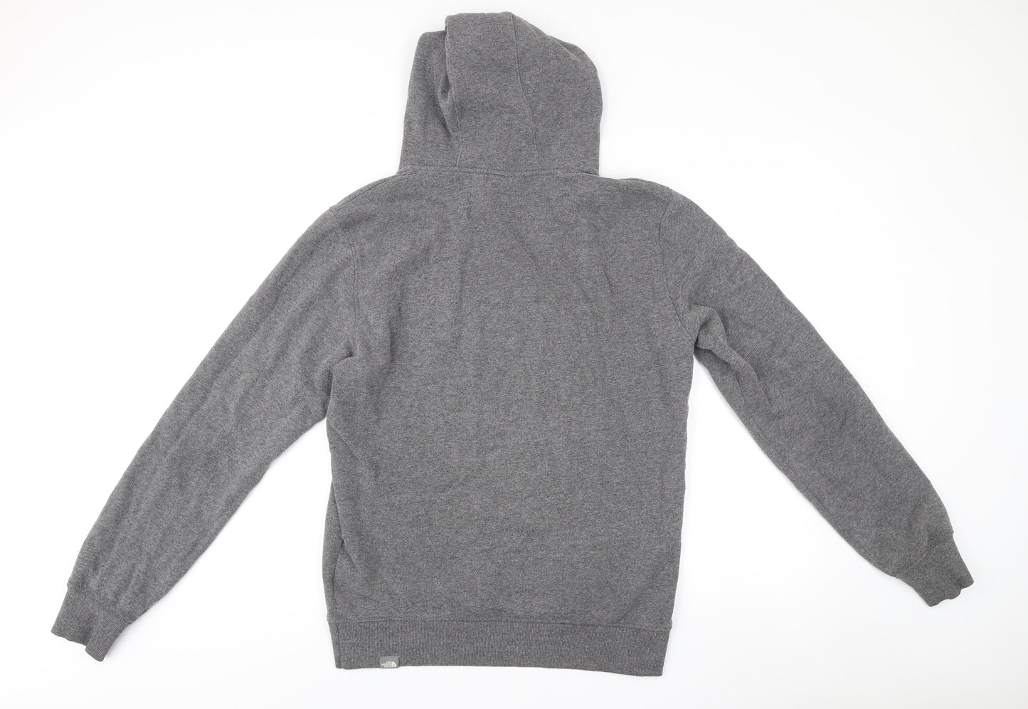 The North Face Men’s Grey Pullover Hoodie M Regular Fit Logo