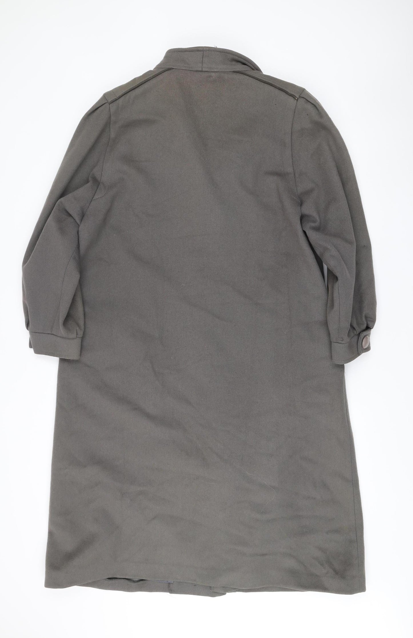 Marks and Spencer Men’s Grey Wool Overcoat Size 40 Classic