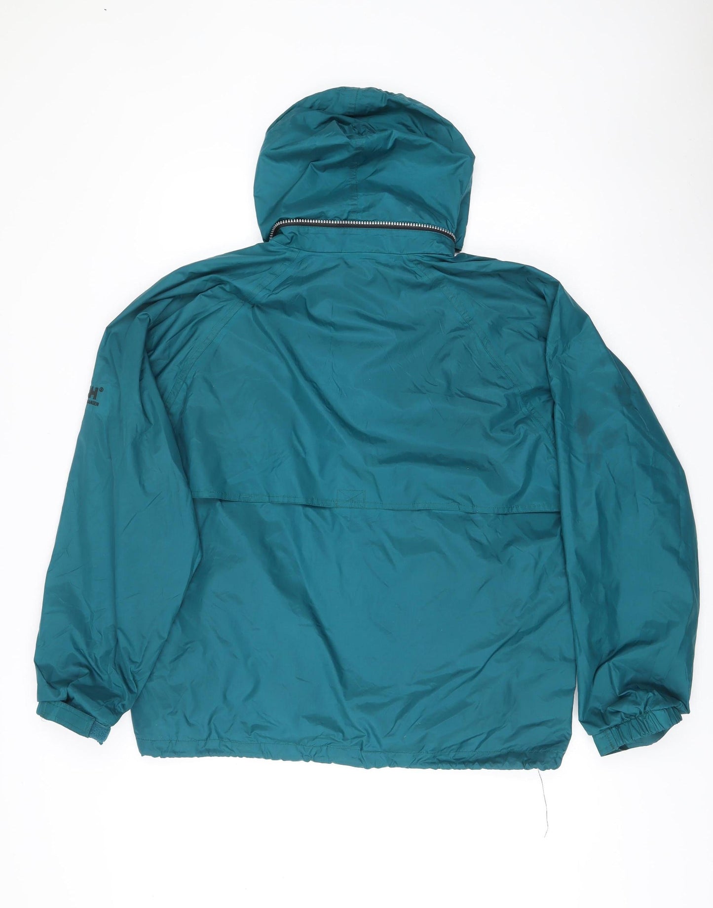 Helly Hansen Men Green S Rain Coat Waterproof Jacket Hooded