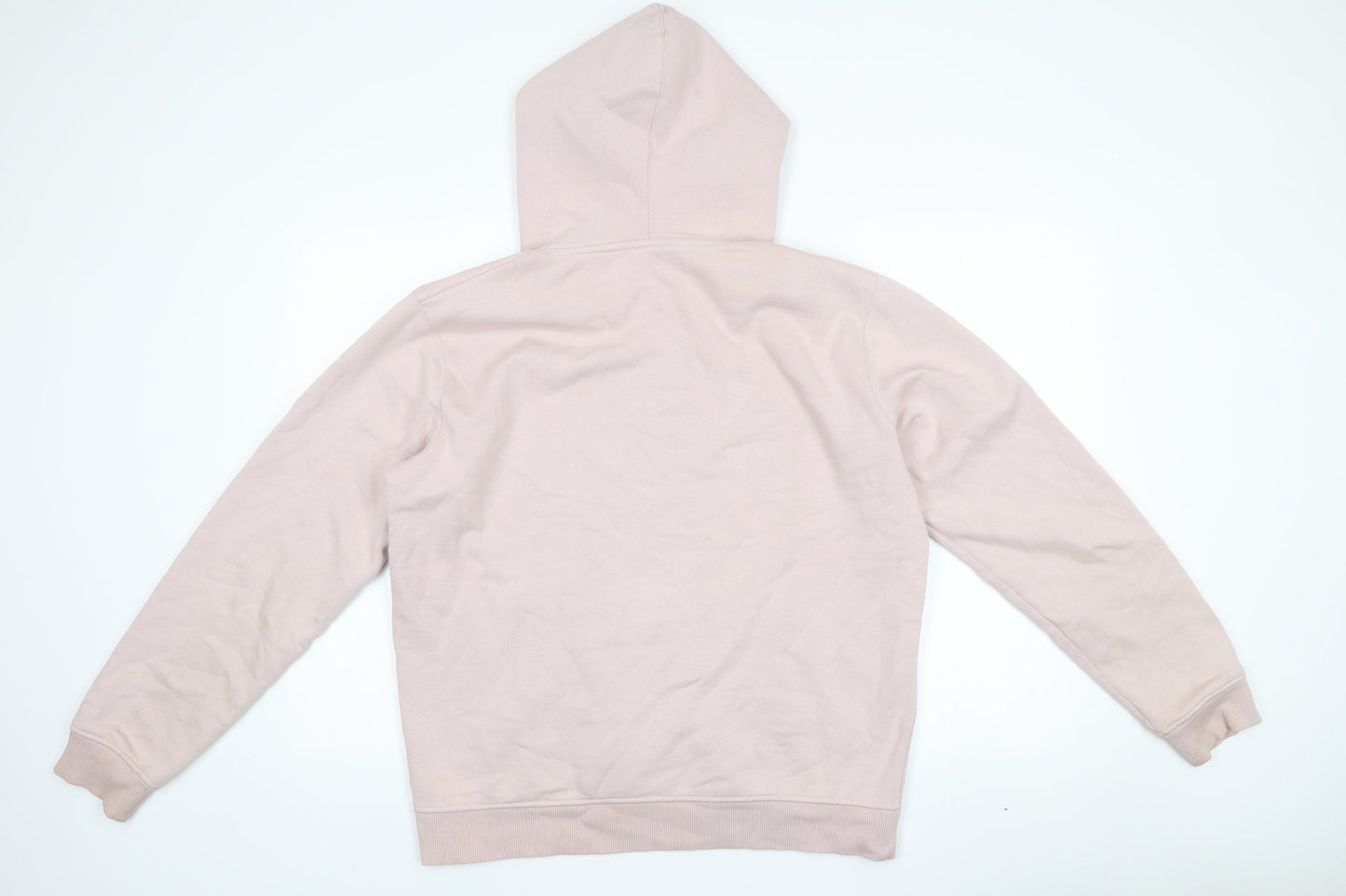 Dickies Men’s Beige Pullover Hoodie Size L Cotton Blend Logo