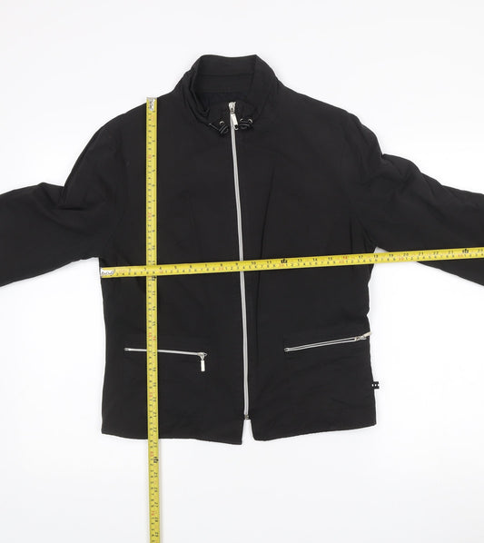 Lakeland Womens Black Size 14 Full Zip Jacket with Pockets
