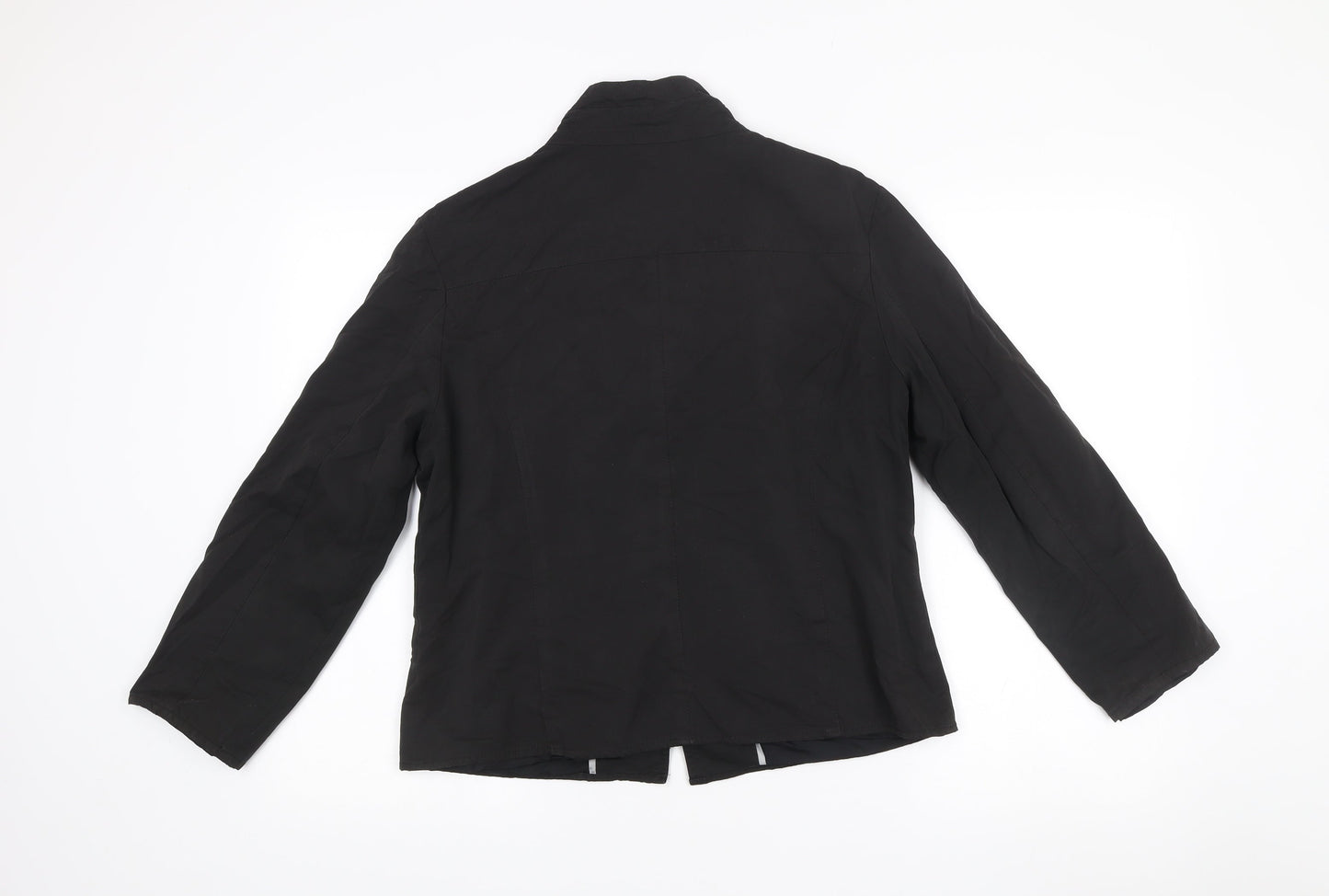 Lakeland Womens Black Size 14 Full Zip Jacket with Pockets