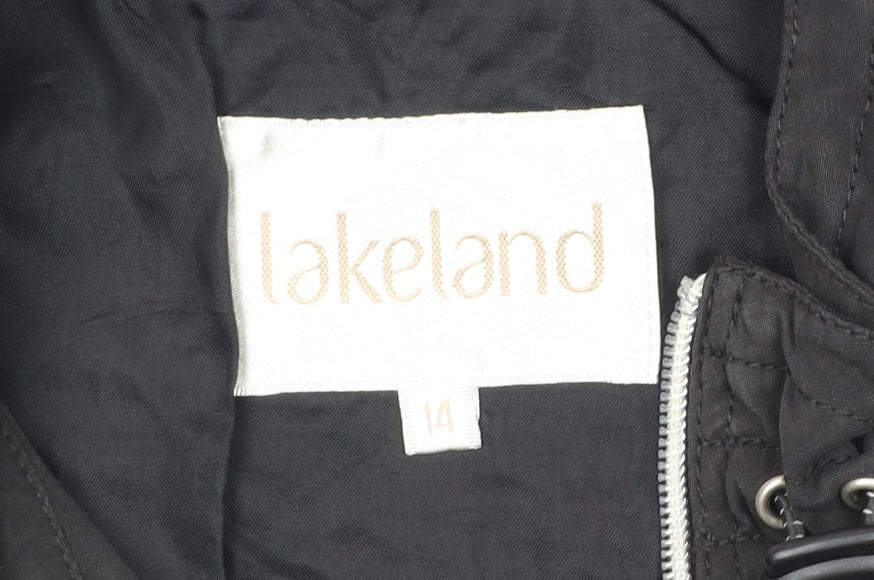 Lakeland Womens Black Size 14 Full Zip Jacket with Pockets