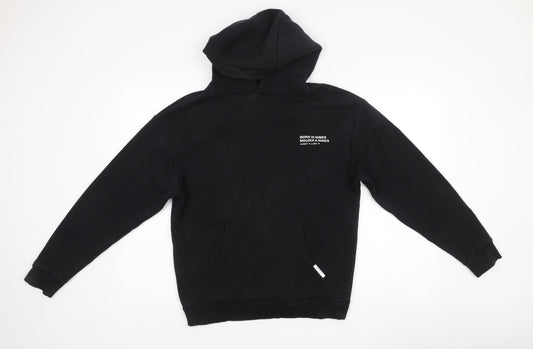 Nimes Men’s Black XS Pullover Hoodie Graphic Print Streetwear