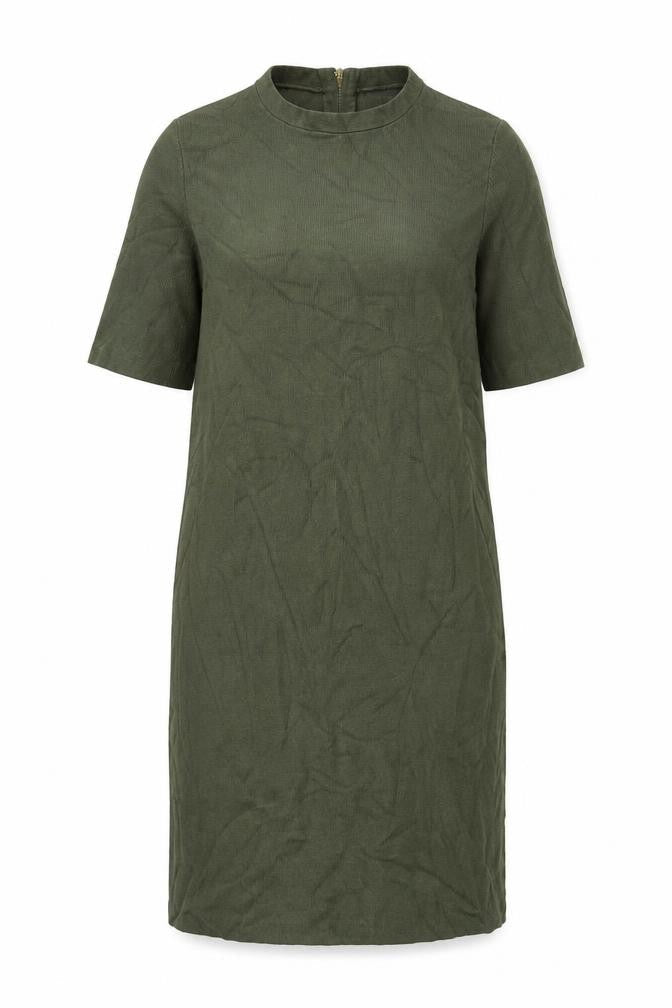 Dorothy Perkins Women’s Green Shift Dress Size 14 Knee Length Half Sleeve