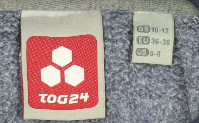 TOG24 Womens Blue Hoodie Size M Cotton Blend Pullover