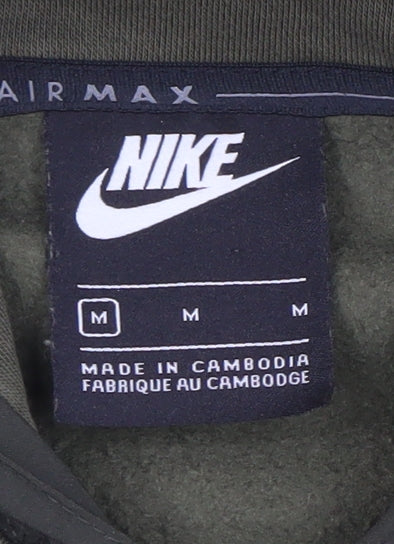 Nike Air Max Men’s Green Full Zip Hoodie Size M Sportswear