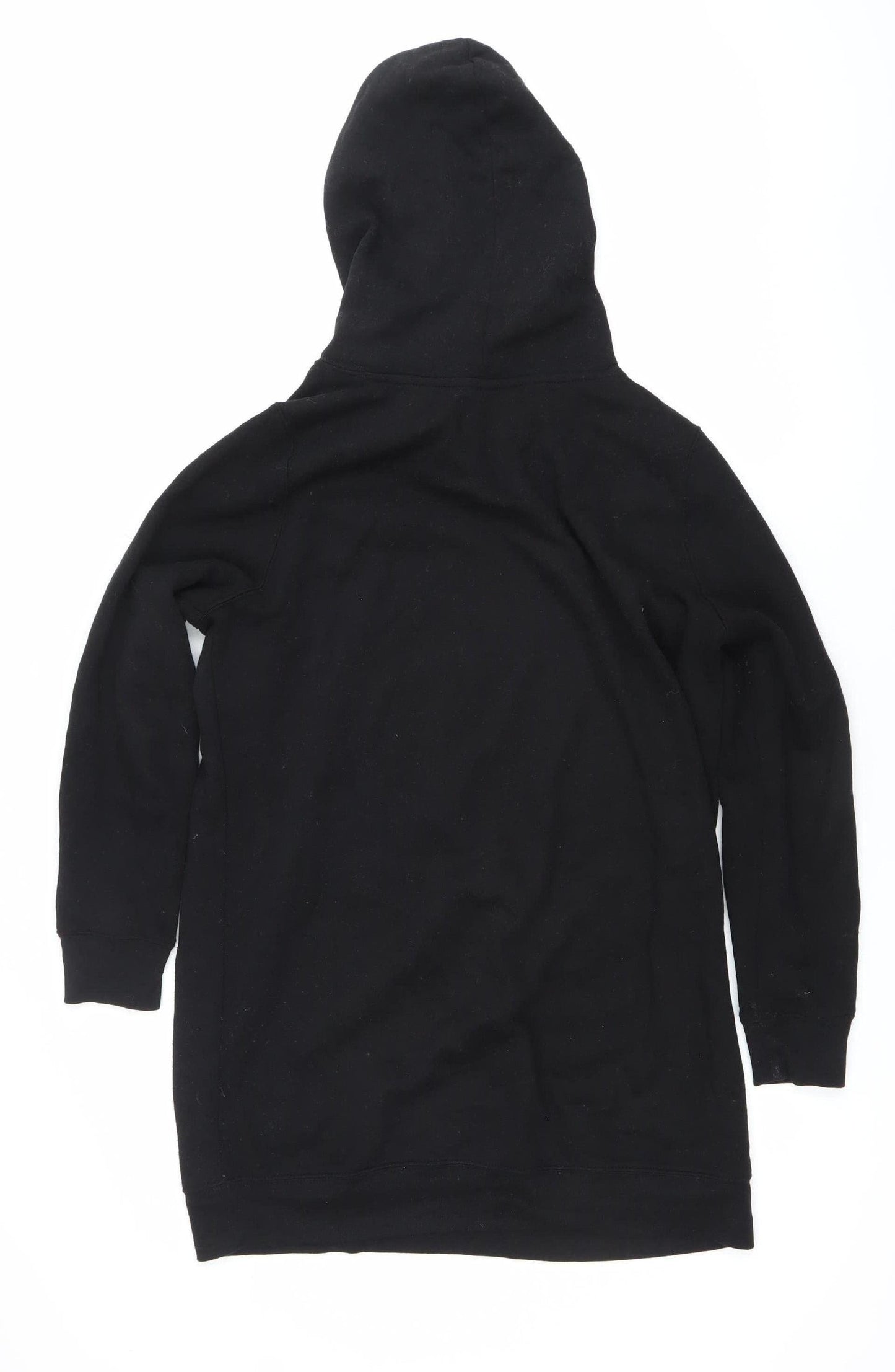 Calvin Klein Jeans Women's Black Pullover Hoodie M Logo Cotton Blend