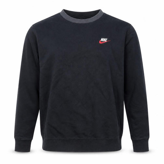 Mens UK M Regular Nike Black Pullover Sweatshirt