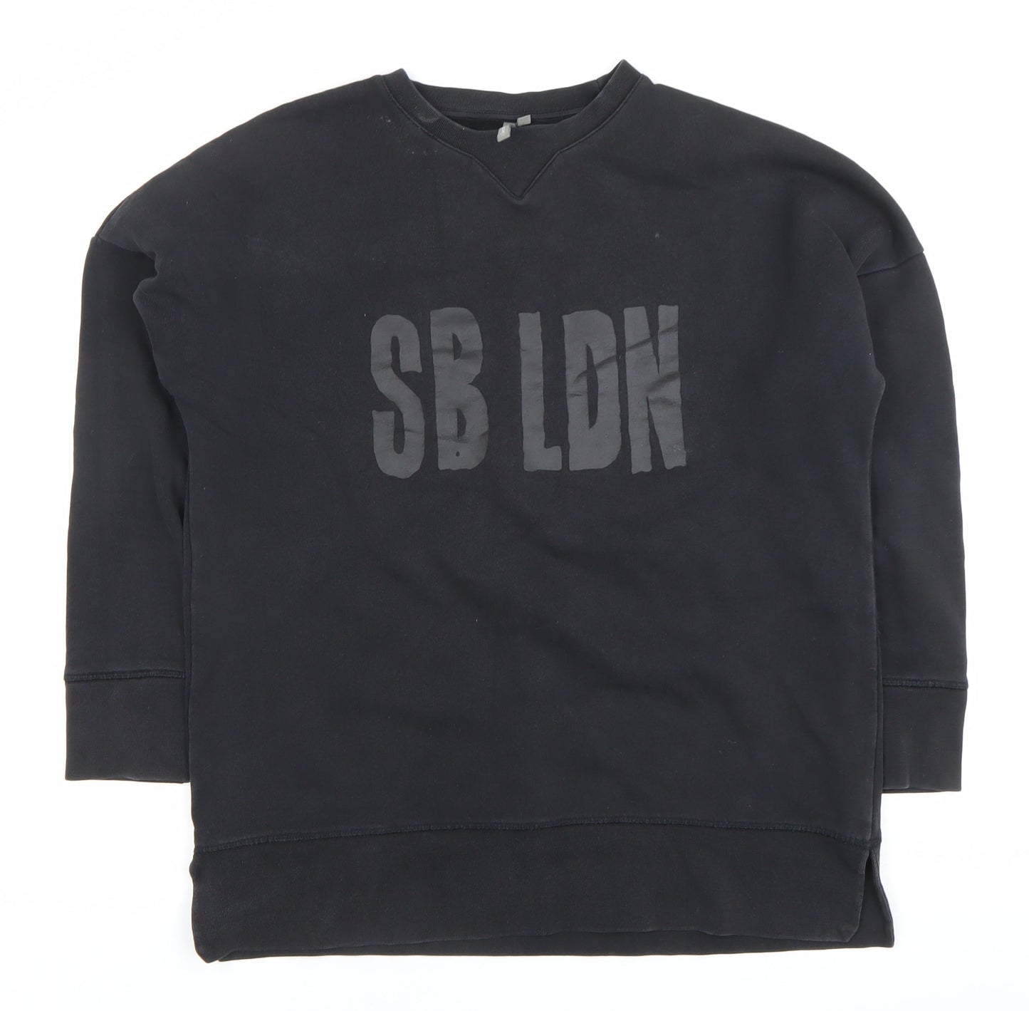 Sweaty Betty Women Black Small Pullover Sweatshirt SB LDN Logo