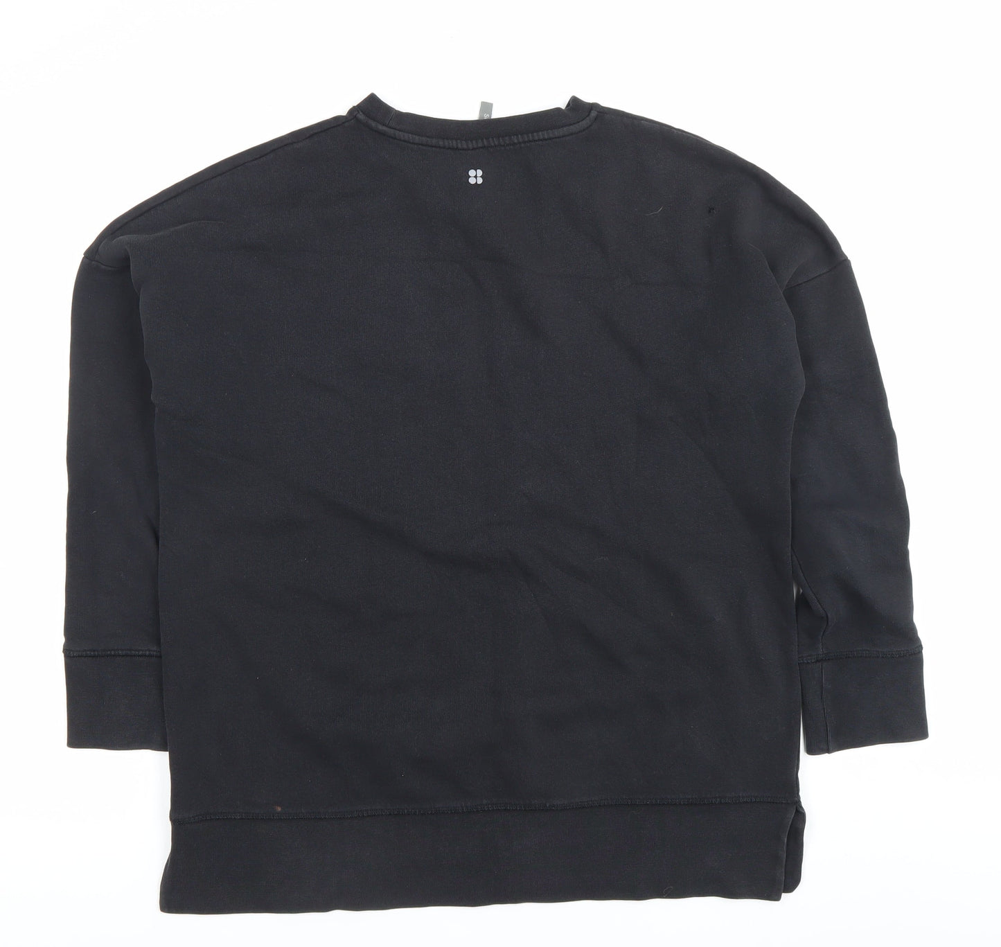 Sweaty Betty Women Black Small Pullover Sweatshirt SB LDN Logo