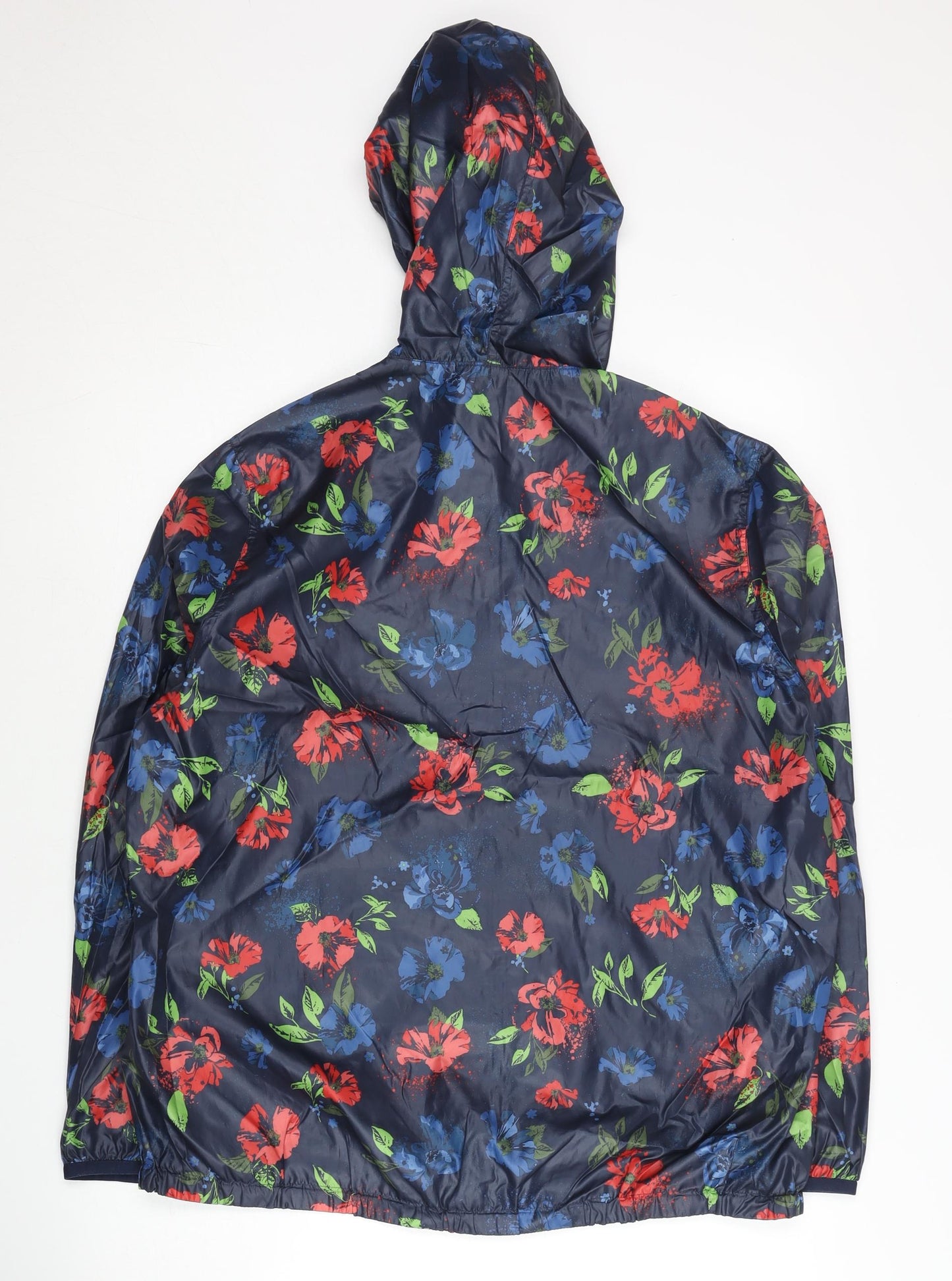 Adidas Womens Multicoloured Floral Windbreaker Jacket Size 14