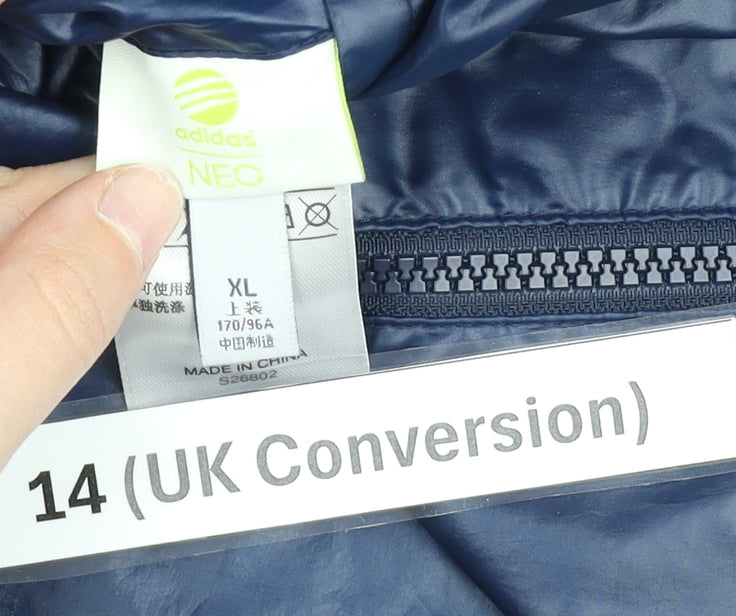 Adidas Womens Multicoloured Floral Windbreaker Jacket Size 14