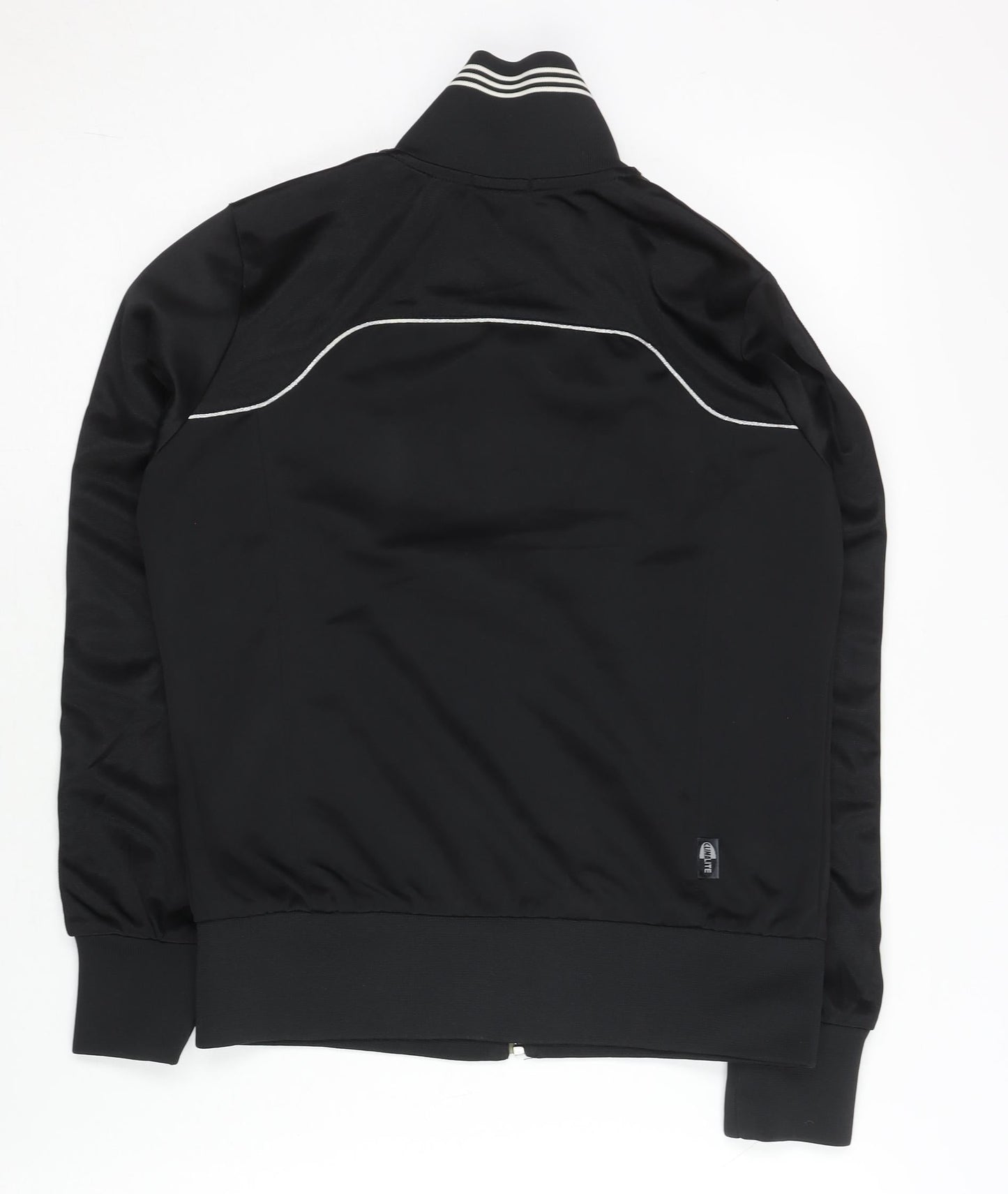 Adidas Women’s Black Size 6 Track Jacket Full Zip Lightweight Sportswear