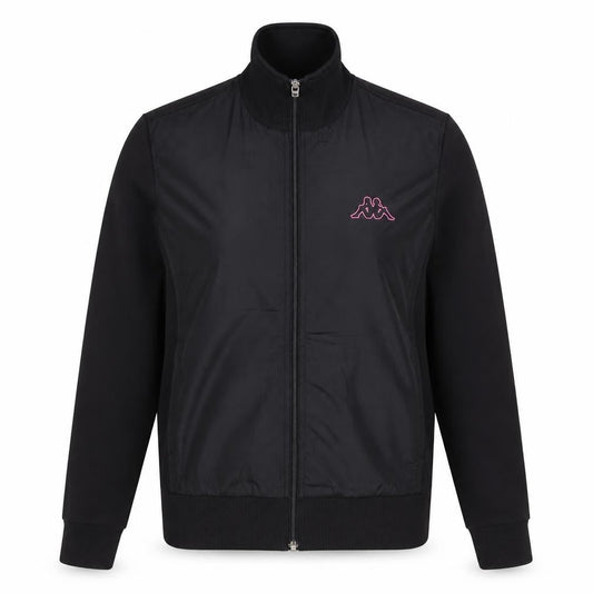 Kappa Women's Black Medium Track Jacket Full Zip Sportswear
