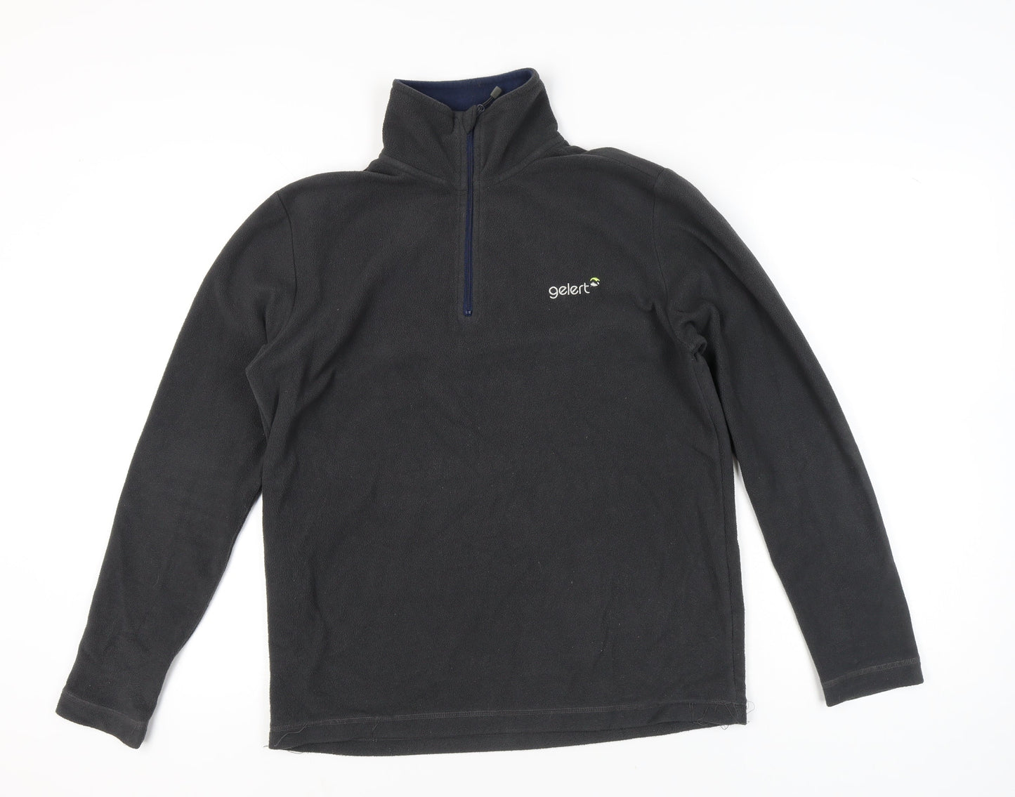Gelert Men’s Black Fleece Sweatshirt M Half Zip Outdoor Hiking