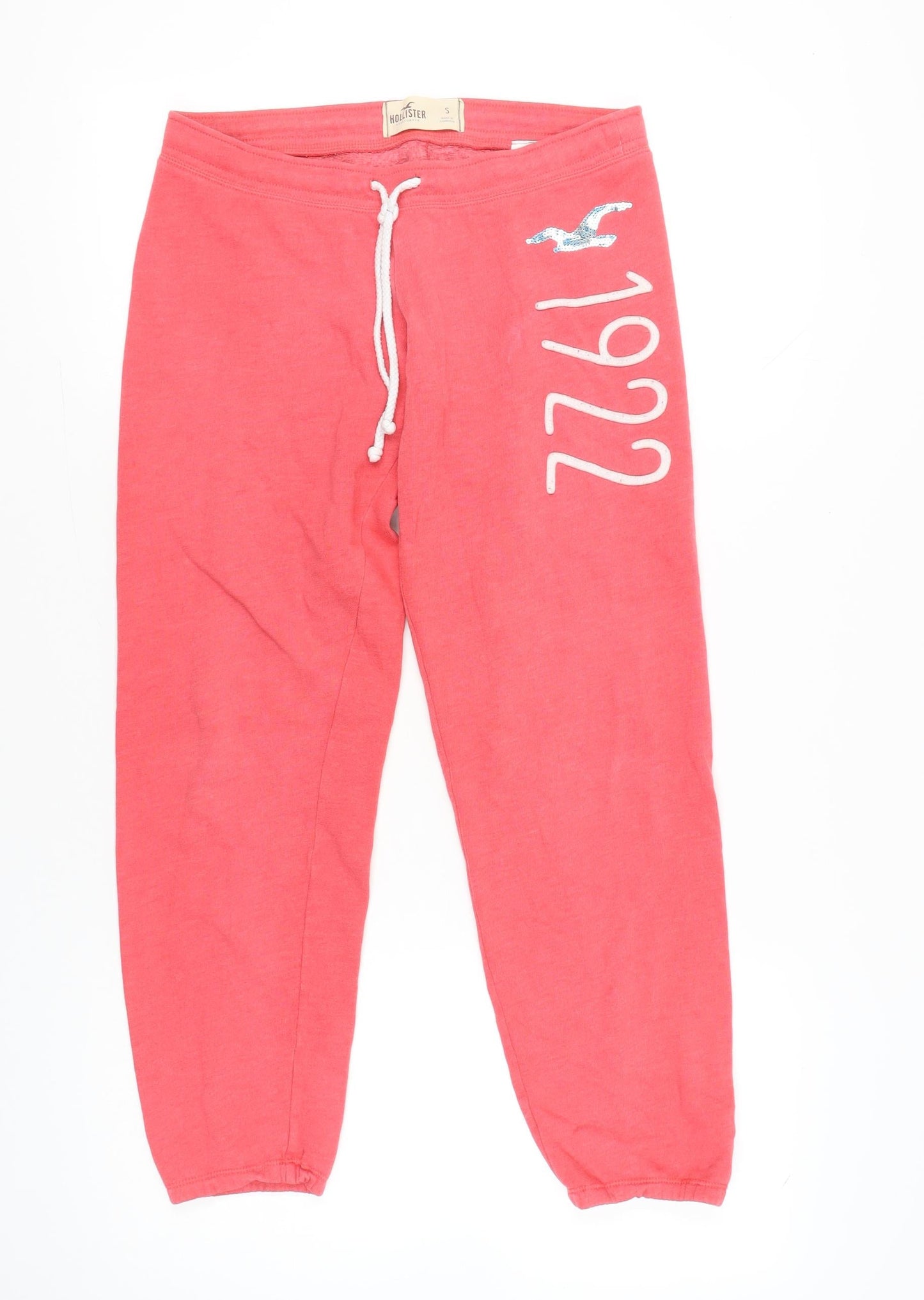 Hollister Womens Pink Sweatpants Joggers Size S Cotton Blend Lounge