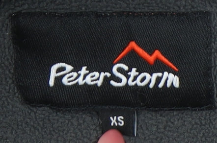 Peter Storm Mens Grey XS Fleece Pullover Sweatshirt 1/2 Zip Outdoor