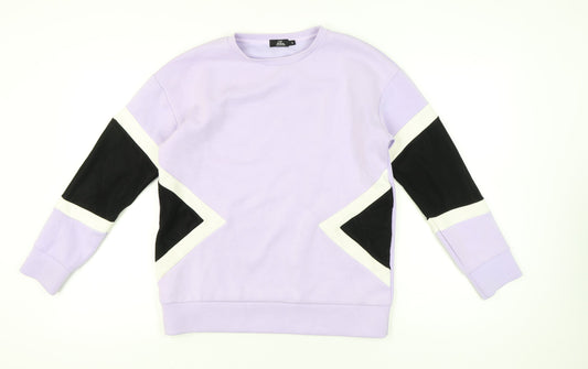 OR Woman Collection Lilac Colourblock Sweatshirt Women S Casual