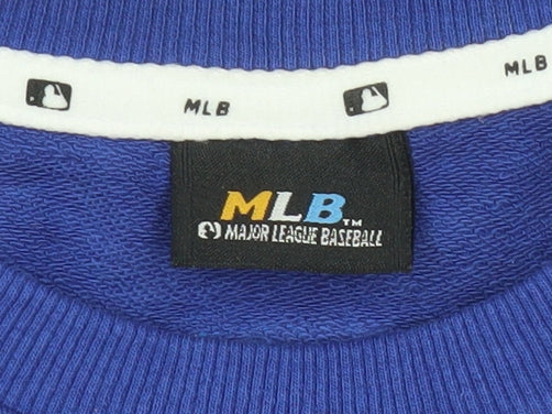MLB Women’s Blue Hoodie Sweatshirt UK 16 Cotton LA Logo