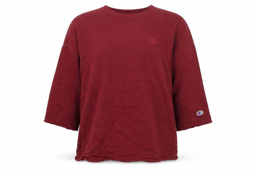 Womens UK M Regular Champion Red Pullover Sweatshirt