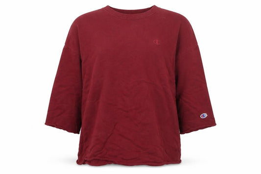 Womens UK M Regular Champion Red Pullover Sweatshirt