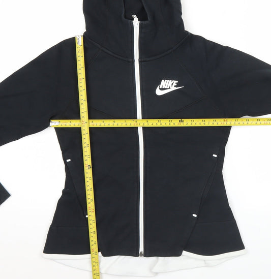 Nike Women's Black Full Zip Hoodie Jacket S Sportswear